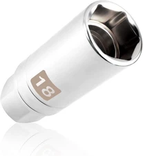 18MM Spark Plug Socket, 6-Point Spark Plug Removal Tool for Replacement, Hea