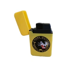 Outcast  Single Torch Flame Lighter Yellow For Cigars New 
