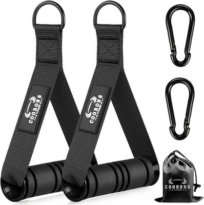 Heavy Duty Exercise Handles, Gym Handles for Cable Machine Attachment, Grip Gym