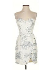 Boohoo Women White Cocktail Dress 2