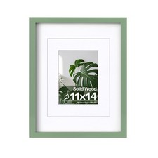 11x14 Picture Frame Made of Solid Wood Covered by Plexiglass, Display Picture...