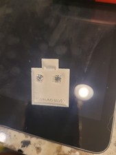 Sterling Silver 925 Round CZ Stud Earrings 3mm