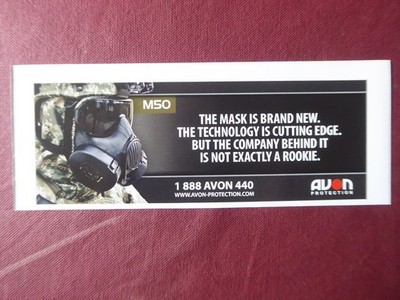 2010 PUB AVON MASKE MASKE CRBN ATEMSCHUTZ M50 ORIGINAL ANZEIGE