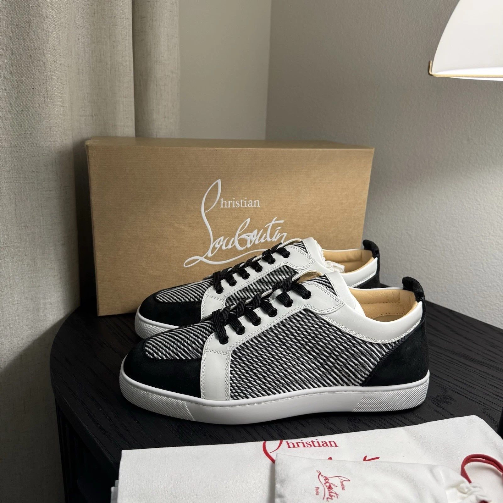 Christian Louboutin — Christian Louboutin Rantulow Orlato Black/White 44