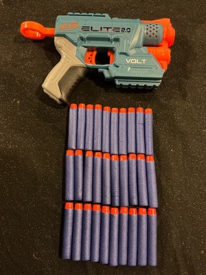 2020 Hasbro Nerf Elite 2.0 Volt SD-1 Blaster Toy Gun with 30 Darts