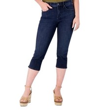 NWT NYDJ Jeans Capri  Denim Jeans in Cool Embrace Size 8 Dark Wash