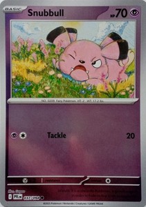 Snubbull 037/094 Phantasmal Flames Common Reverse Holo