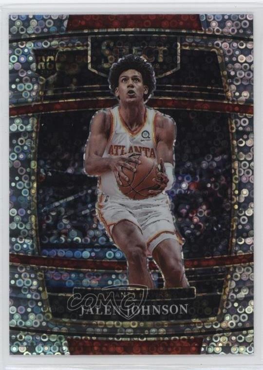 2021-22 Panini Select Concourse Disco Prizm Jalen Johnson #17 10h2