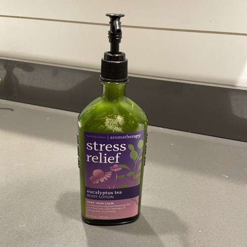 Bath & Body Works Aromatherapy Stress Relief Eucalyptus Tea Body Lotion RARE