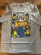 X-Men 90's Animated Series Group Marvel Comics Adult T Shirt Gray XL