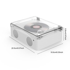 Retro CD Player Multi Functional Music Player Rechargeable Home Speakers Wi DWPN