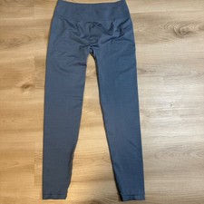 Womens Best Power Seamless High Waisted Leggings Blue Size Medium