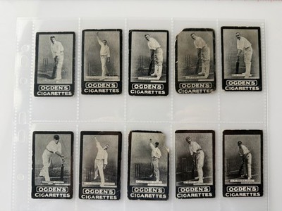1902 Ogden's Cricket Auswahl 21x Karten - Fry, Lord Hawke, Shrewsbury, Trumble