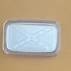 Confederate Flag 1 Troy Oz .999 Fine Silver Bar silvertowne