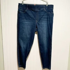 Spanx Jean-ish Leggings Elastic Waistband Plus Size 3X