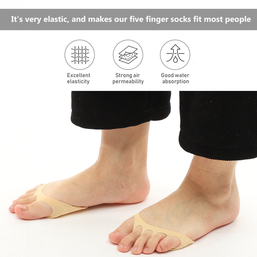 SAOLA 2 Paia Calzini Invisibili Cinque Punta Donna Miss Tacco Alto Mezza Suola