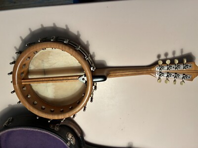 Vintage Orpheum Banjo/Mandolin With Hard Shell Case | eBay