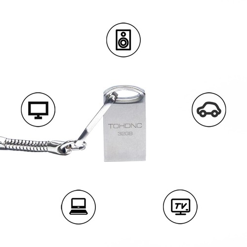Clé USB 32Go Mini Métal Thumb Drive USB 2.0 32Go Flash Drive Imperméable Pen ... - Photo 5/6