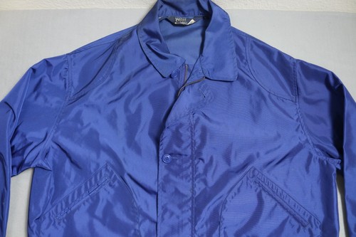 Vintage Polo Ralph Lauren Jacket Mens Extra Large Full Zip Blue Pockets Nylon - Picture 2 of 12