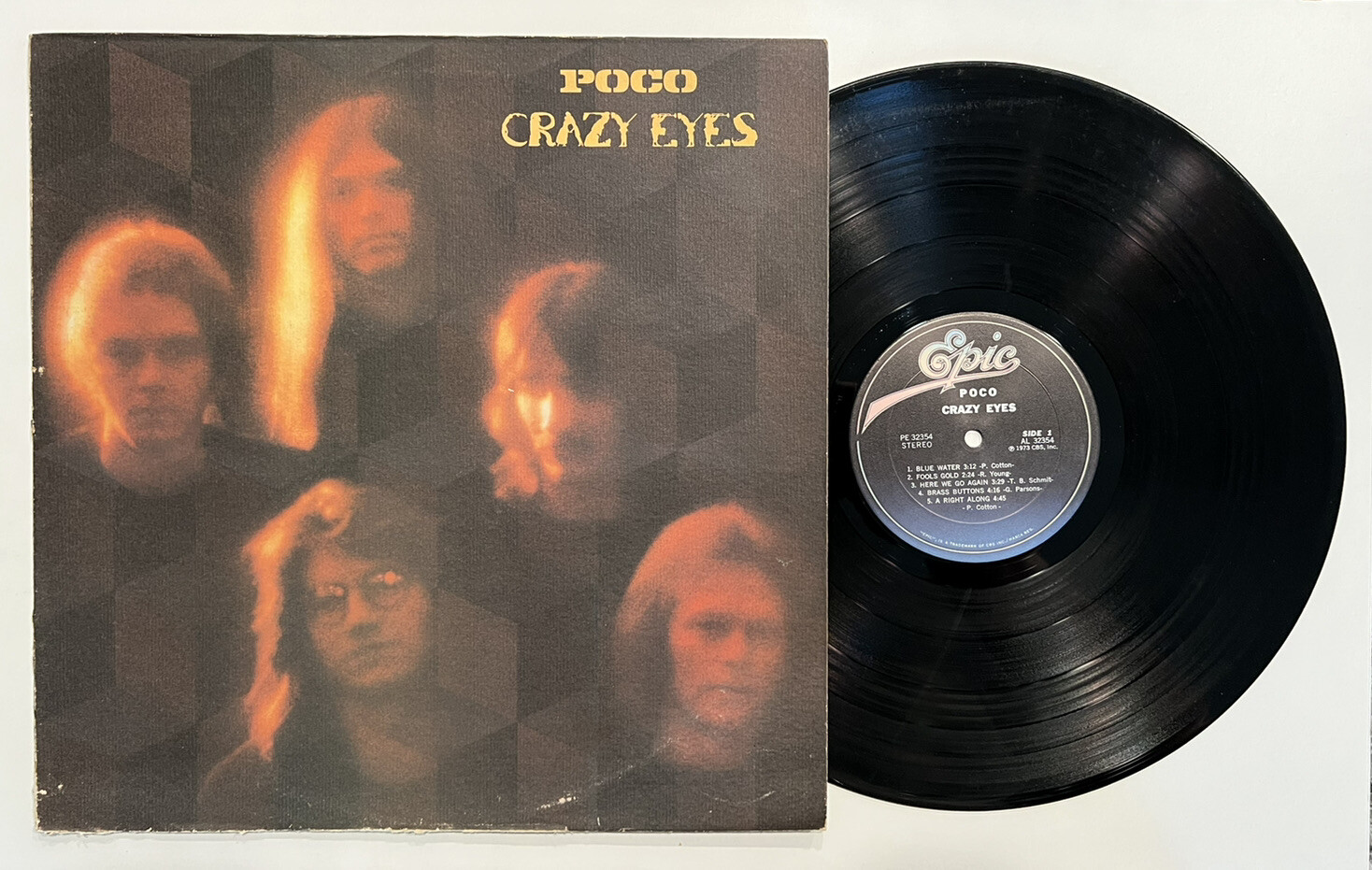 POCO CRAZY EYES LP 1973 Epic BL32354 eBay