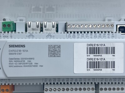 Siemens （シーメンス）　Da SIEMENS DXR2.E18-101B ROOM AUTOMATION STATION 1P S55376-C125