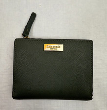 Kate Spade Laurel Way Green Small Shawn Wallet READ Small Flaws