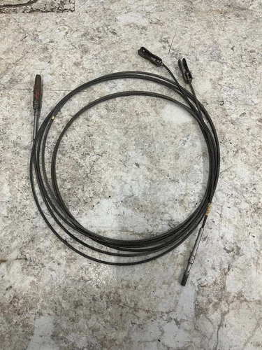 69 Piper Cherokee PA-28 140 left wing aileron control cables rigging