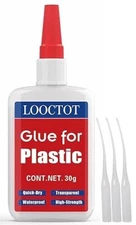LOOCTOT 30g Plastic GlueGlue for Plastic Repair Super Instant Glue Used for B...
