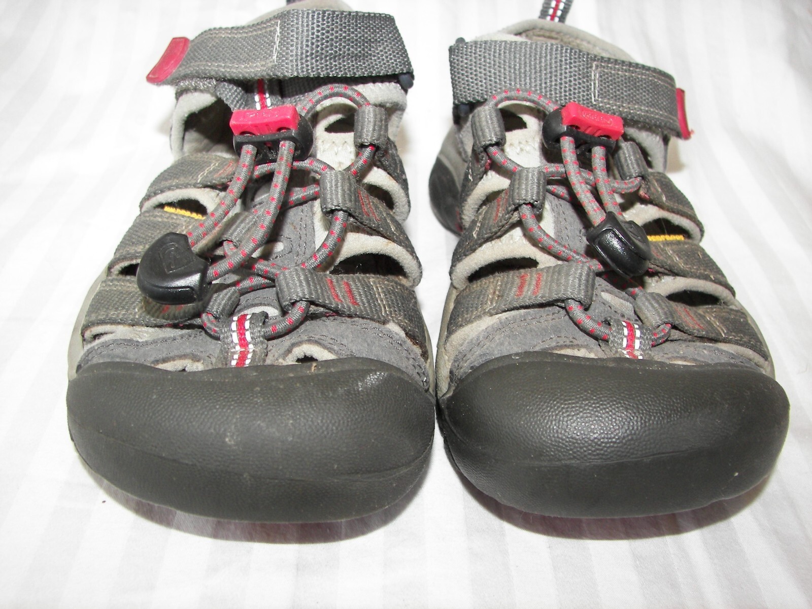 Sandali da trekking Keen bambini taglia 1 grigi punta antiurto escursionismo impermeabili gancio passante