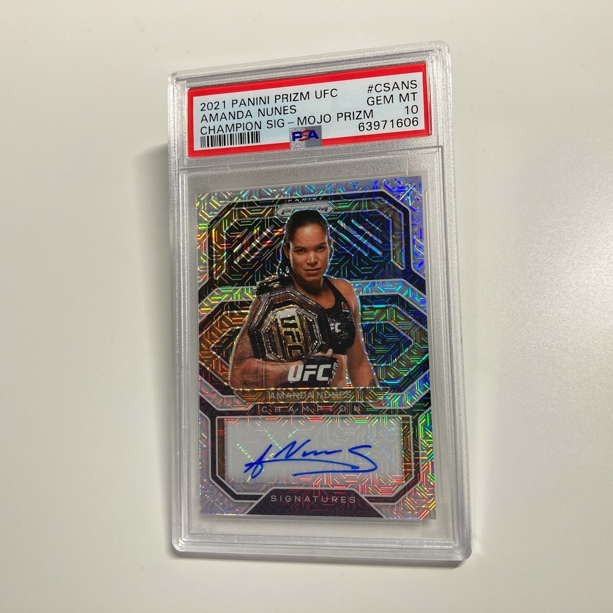 UFC　アマンダ・ヌネス　クロニクルズ　サインカード 2025年最新】アマンダ・ヌネスの人気アイテム - メルカリ