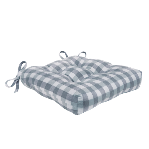 Gingham Plaid Checkered Country Farmhouse Chair Cushions - Assorted Colors - 第 10/54 張圖片
