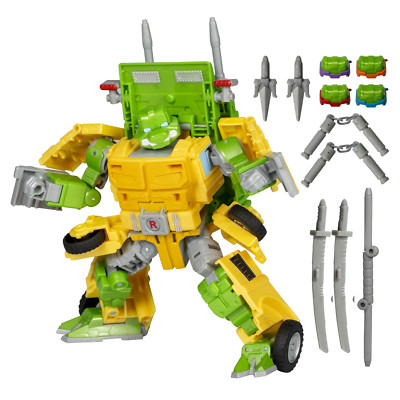Transformers x Teenage Mutant Ninja Turtles Collaborative Party Wallop Toy F9656