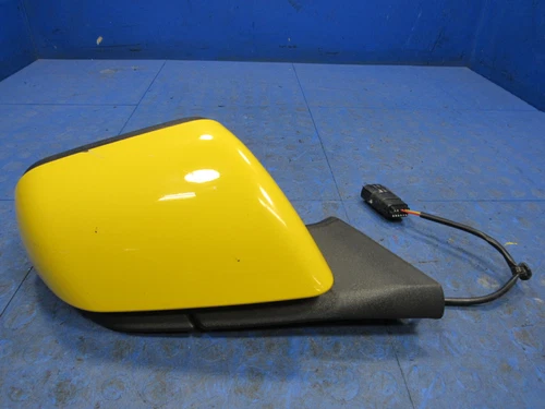 15-20 Ford Mustang Right Passenger Door Mounted Power Mirror Painted Yellow 0277