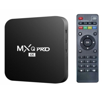 MXQ Pro RK3228A Network Set-Top Box with Quad-Core CPU 4K HD UK Plug