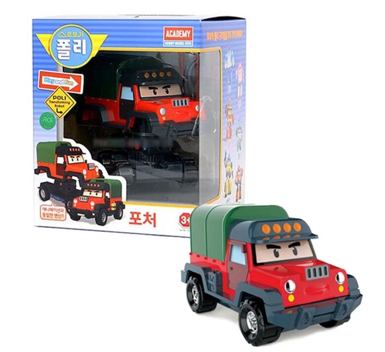 Robocar Poli Bad hunter POACHER Robot Transformer Car Toy Action Korean TV  - Image 2 of 3