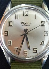 Vintage 1960's Wyler Lifeguard Handwind Incaflex Waterproof Watch