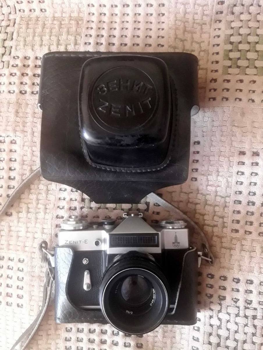 レア ZENIT-E MOSKVA 80 + HELIOS 44 2 58/2 TESTED! KMZ! Moskva-80 Olympic Zenit-E + Helios-44-2 2/58mm
