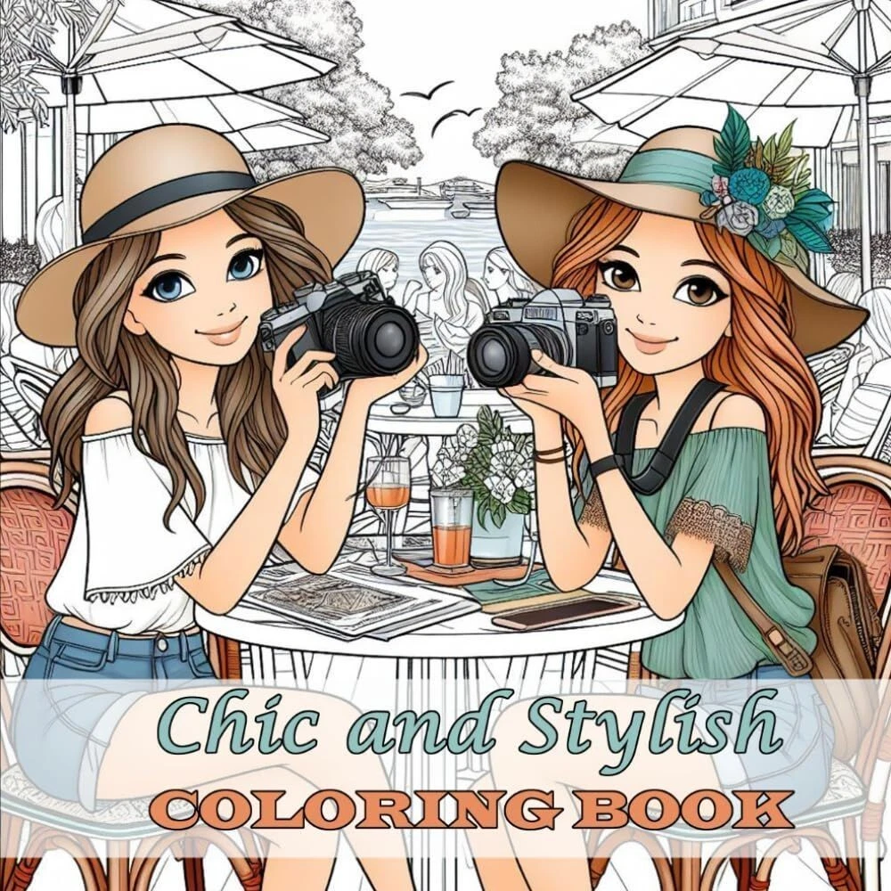 Lead Image - Fashion Coloring Book Cover