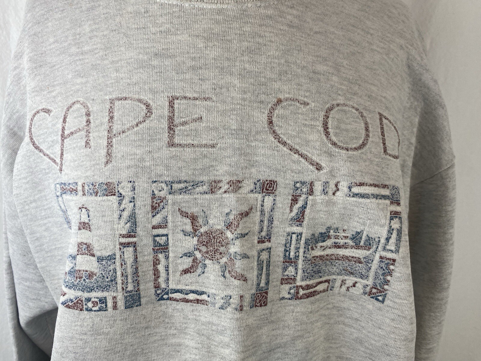 Cape Cod Sweatshirt Crew Neck Pullover JERZEES US… - image 2