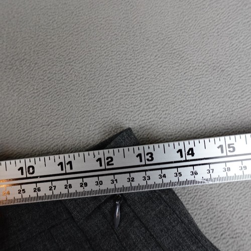 Brooks Brothers Skirt Womens 8 Gray USA Pleated Mid Rise Side Zip Preppy Wool - Picture 6 of 14