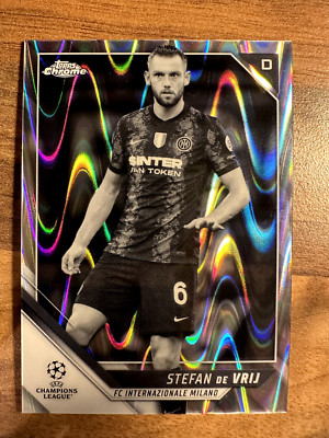 2021 - 22 Topps Chrome UEFA Champions League Football Cards