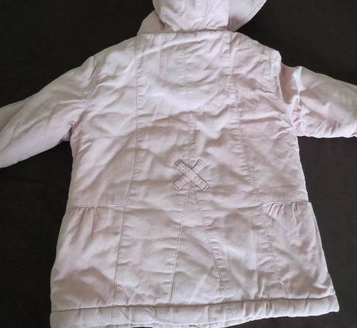Coat Pink Hooded Jacadi 2 Years Autumn/Winter - Image 2 of 4