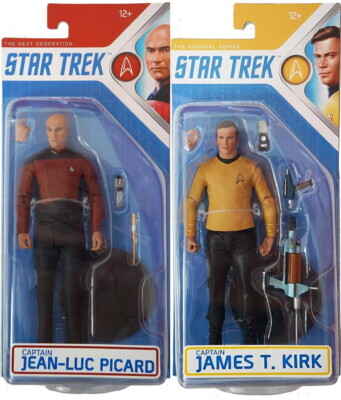 McFarlane STAR TREK Action Figures Kirk and Picard Order From The  Dropdown UK