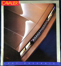 1987 Chevrolet Cavalier Sales Brochure 24-pages Oversized