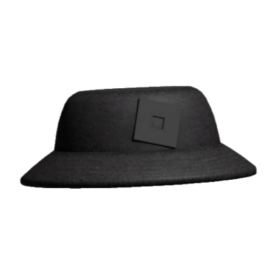 ROBL0X 2024 ADMIN Employee Toy Code RARE Black Tilt Bucket Hat