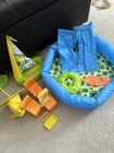 Vintage 1980’s Barbie Blow Up Pool, Sailboat & camping Set