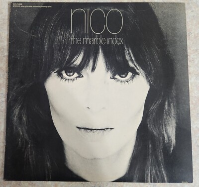 Nico The Marble Index Vinyl LP Record Elektra Records 1968 Promo Copy
