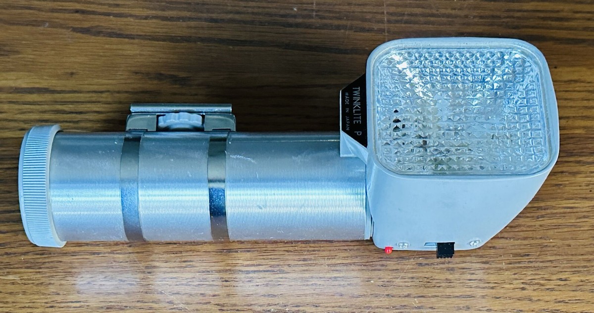 MINICAM TWINKLITE P TRANSISTORIZED ELECTRONIC CAMERA FLASH AS-IS Light Works VTG $32.50