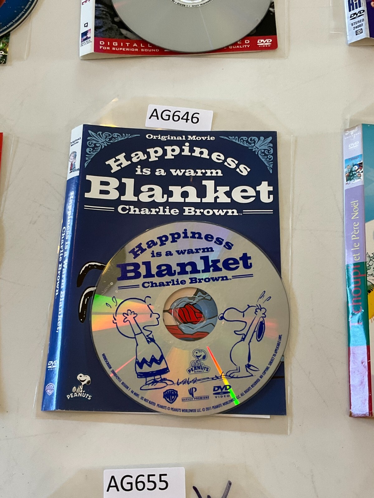 Happiness Is a Warm Blanket, Charlie Brown DVD, 2011 No Case No
