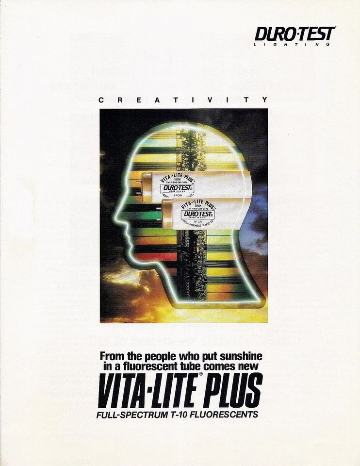 2 VITA-LITE fluorescent 13w light bulb fits desk lamp Ott-lite PL13A 2 pin 91CRI - Image 3 of 4